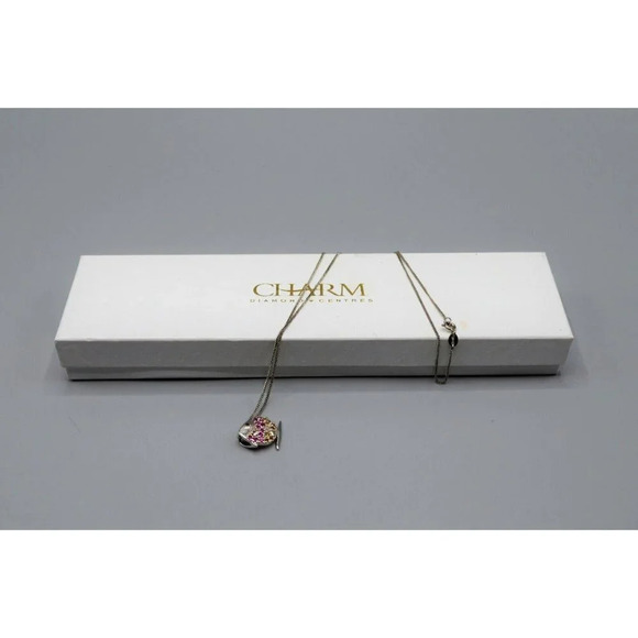 Sterling Silver Tropical Fish Necklace 925 Stamped 18" Chain Charm Jewelers - Picture 1 of 8